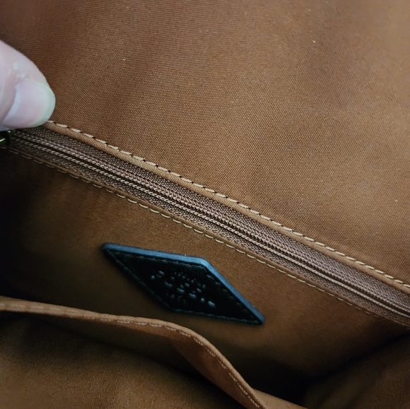 Fossil Brand Gray Tones Patchwork Ainsley Crossbody - Picture 7 of 9